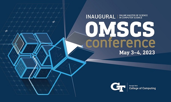 2023 OMSCS Conference blue banner