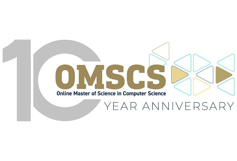OMSCS 10th Anniversary banner